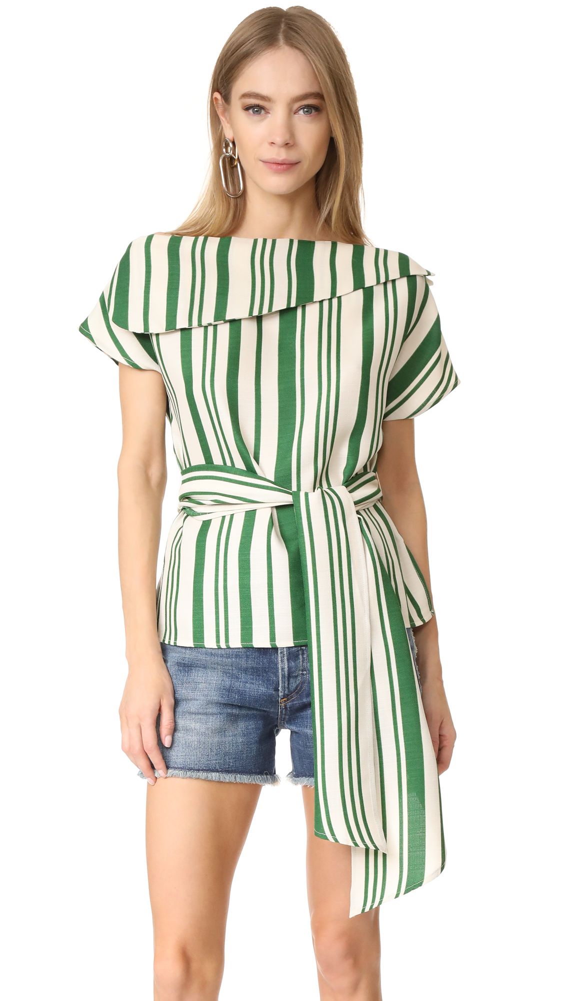 Off Shoulder Stripe Tunic | Shopbop
