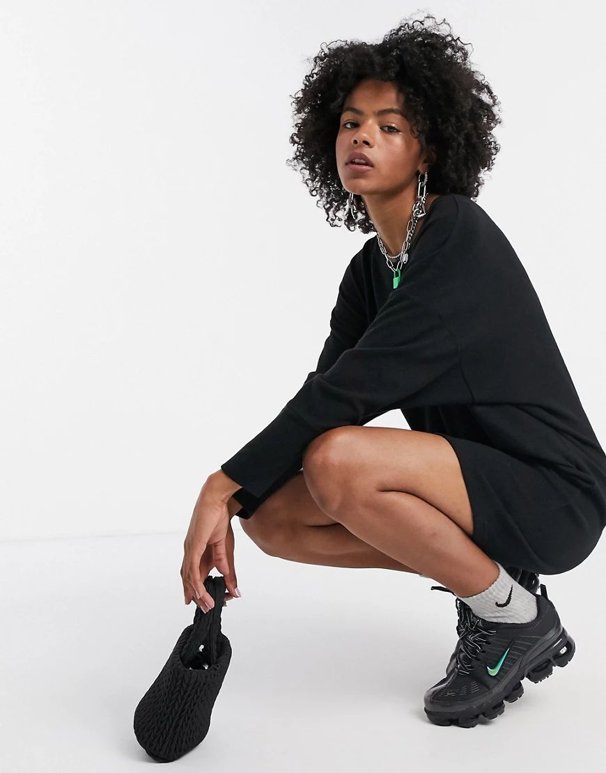 Noisy May mini sweater dress in black | ASOS (Global)