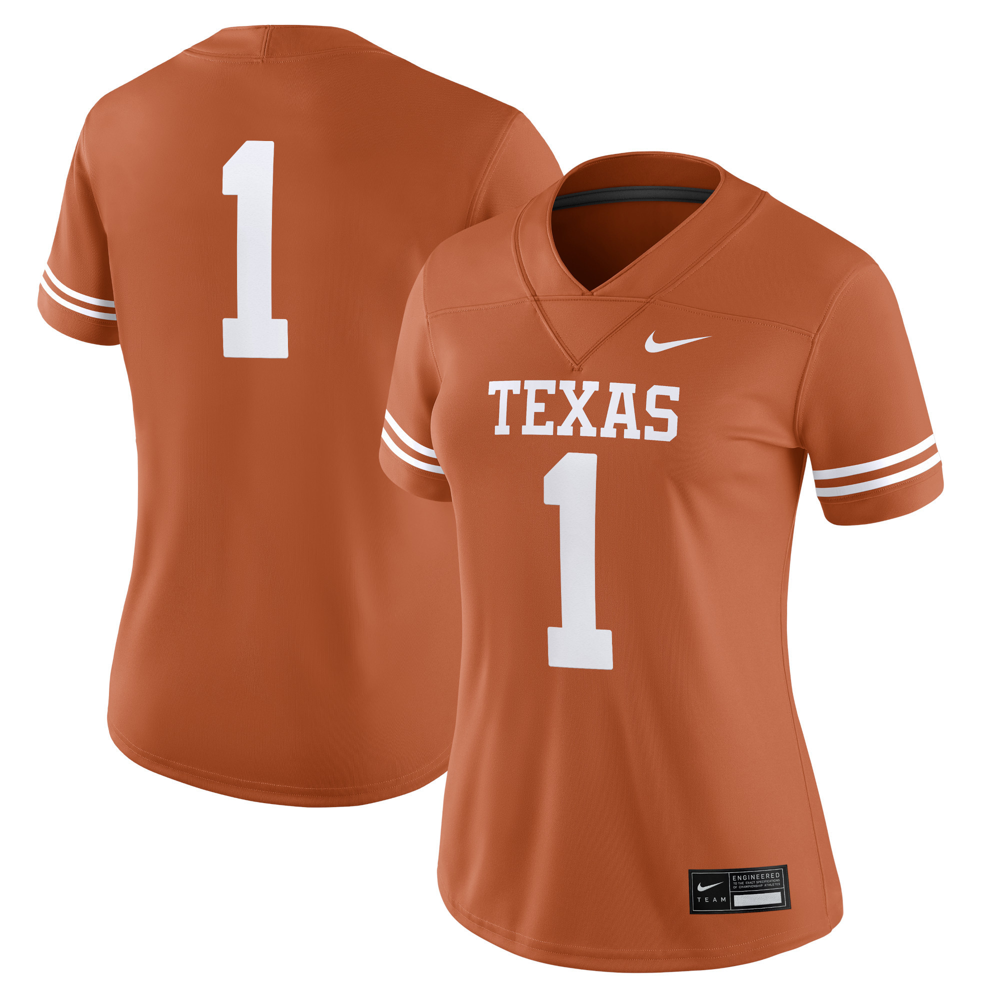 Women's Nike #1 Texas Orange Texas Longhorns Game Jersey | Fanatics