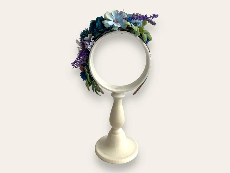 Boho Headband, Flower Crown, Wildflowers, Bridal Headpiece, Tea Party, Reversible Headband - Etsy | Etsy (US)