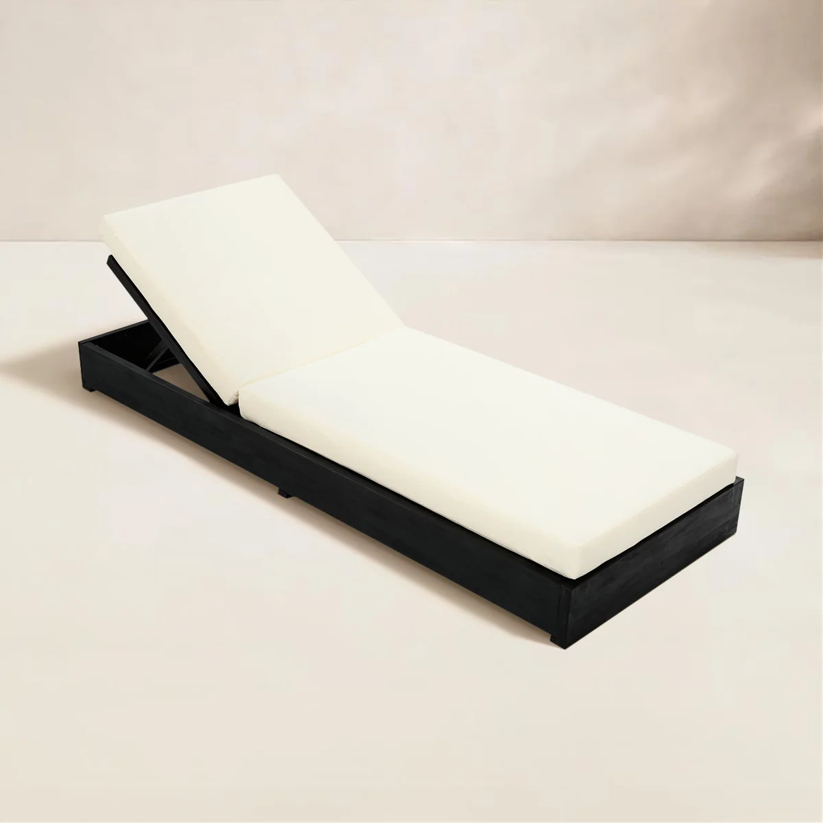Donnie Reclining Acacia Wood Outdoor Chaise Lounge | Wayfair North America