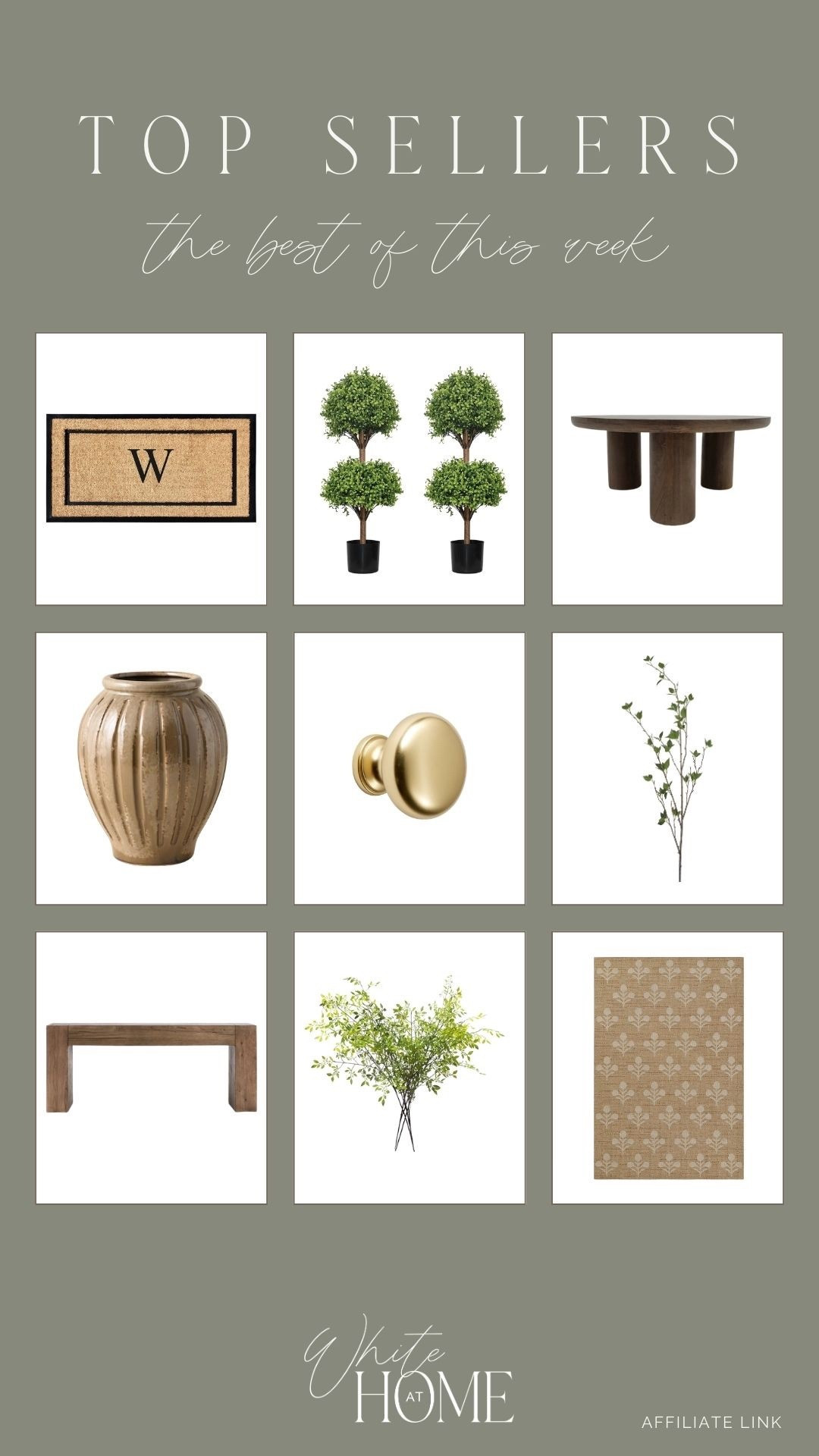Last week’s best sellers! Front porch styling favorites, heirloom worthy tables, spring greenery, and more! 

#LTKHome