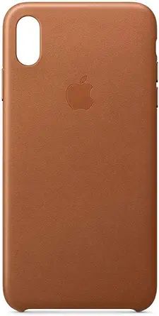 Amazon.com: Apple iPhone Xs Max Leather Case - Saddle Brown : Cell Phones & Accessories | Amazon (US)