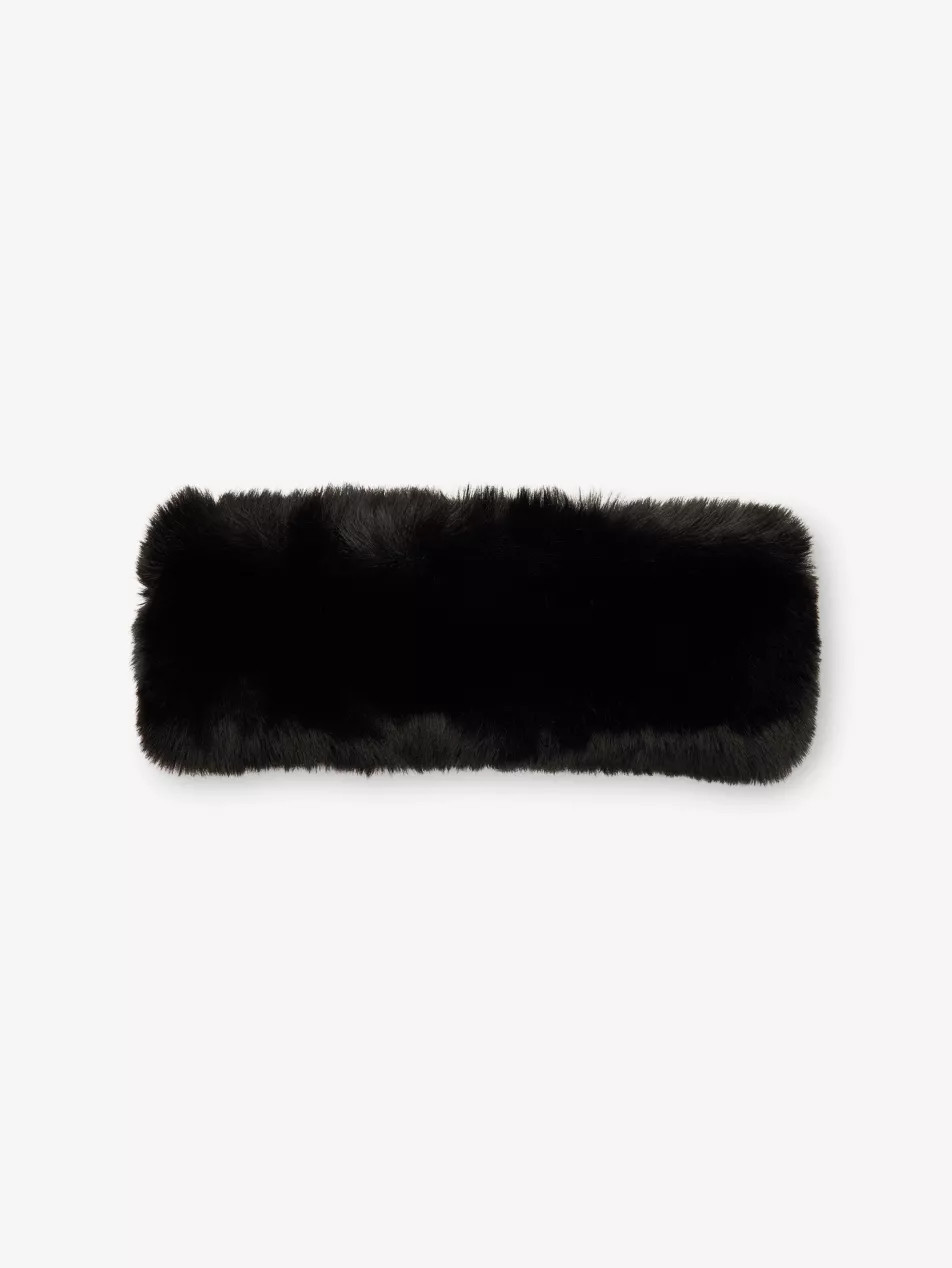 Froid Fluffy Faux-Fur Headband | Selfridges