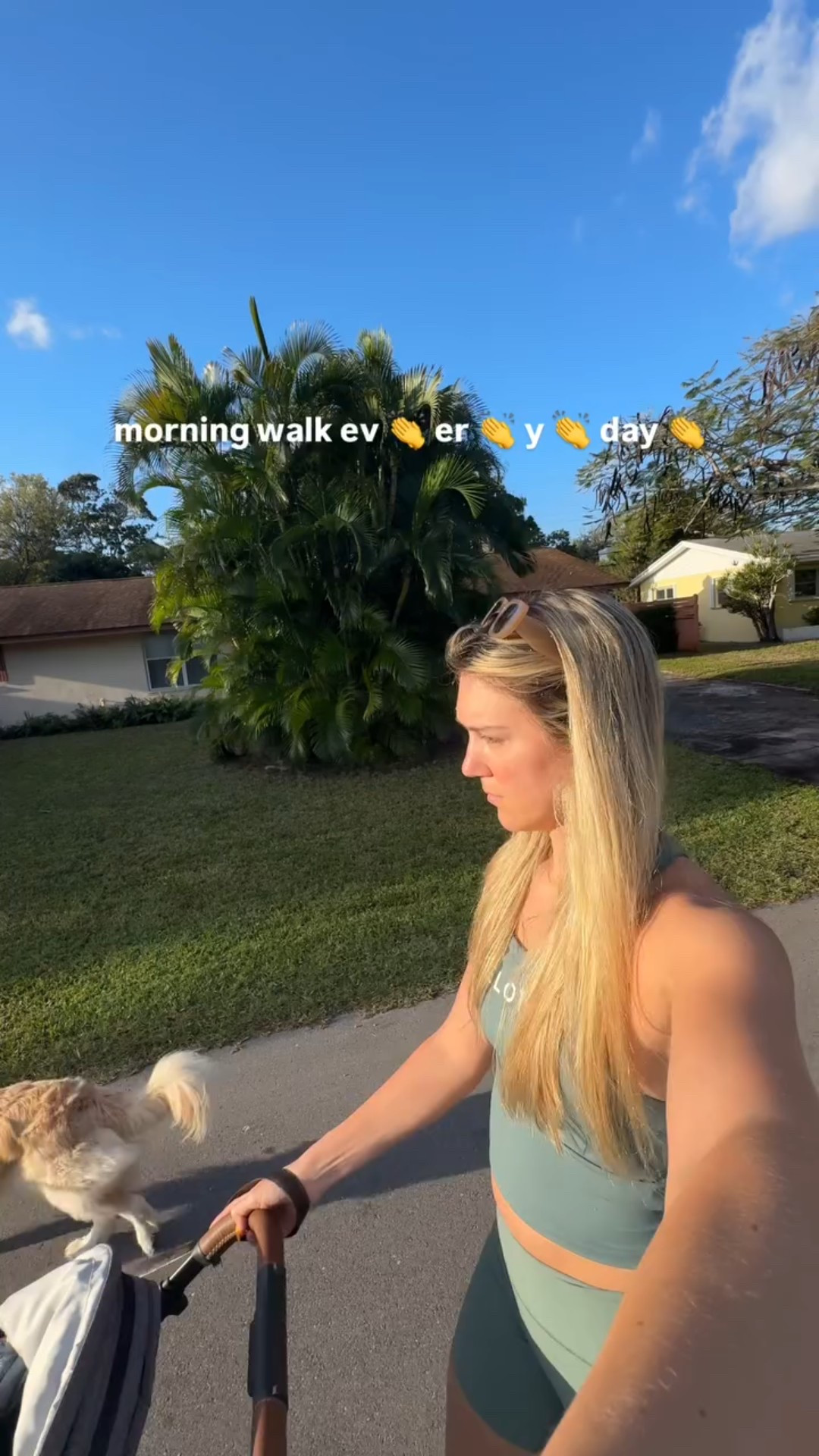 morning walk everyday! linking my
top in a different color!

#LTKSeasonal #LTKActive #LTKBaby