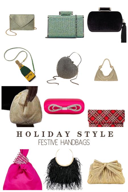 Festive handbags to complete holiday outfits! 

#LTKSeasonal #LTKitbag #LTKHoliday