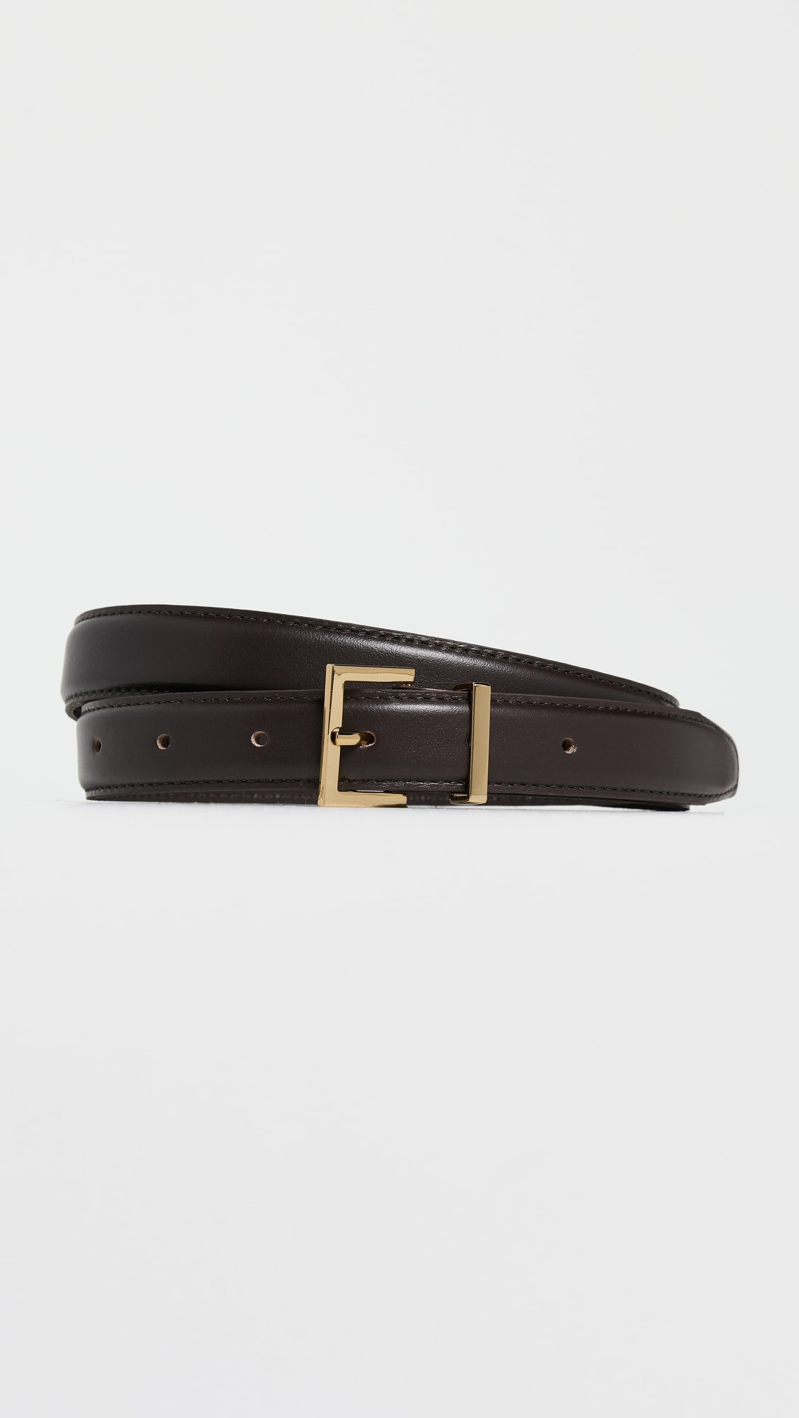 The Leather Square Buckle Belt | Shopbop