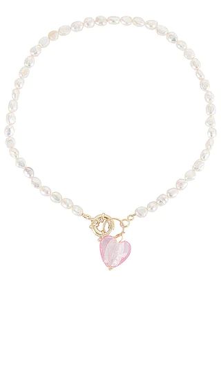 Lisa Necklace in Pink | Revolve Clothing (Global)