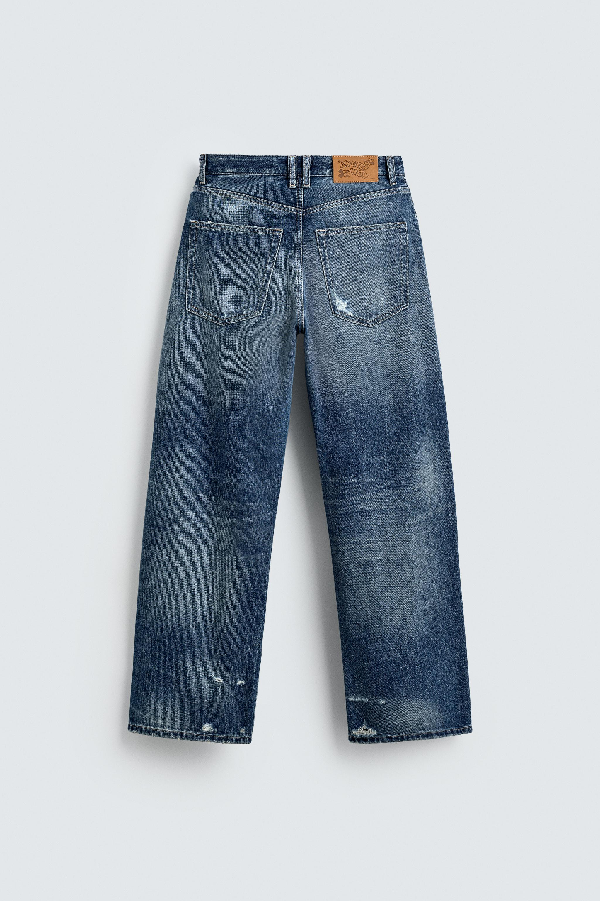 MID-WAIST BAGGY FIT JEANS HARRY LAMBERT FOR ZARA X DISNEY | Zara US