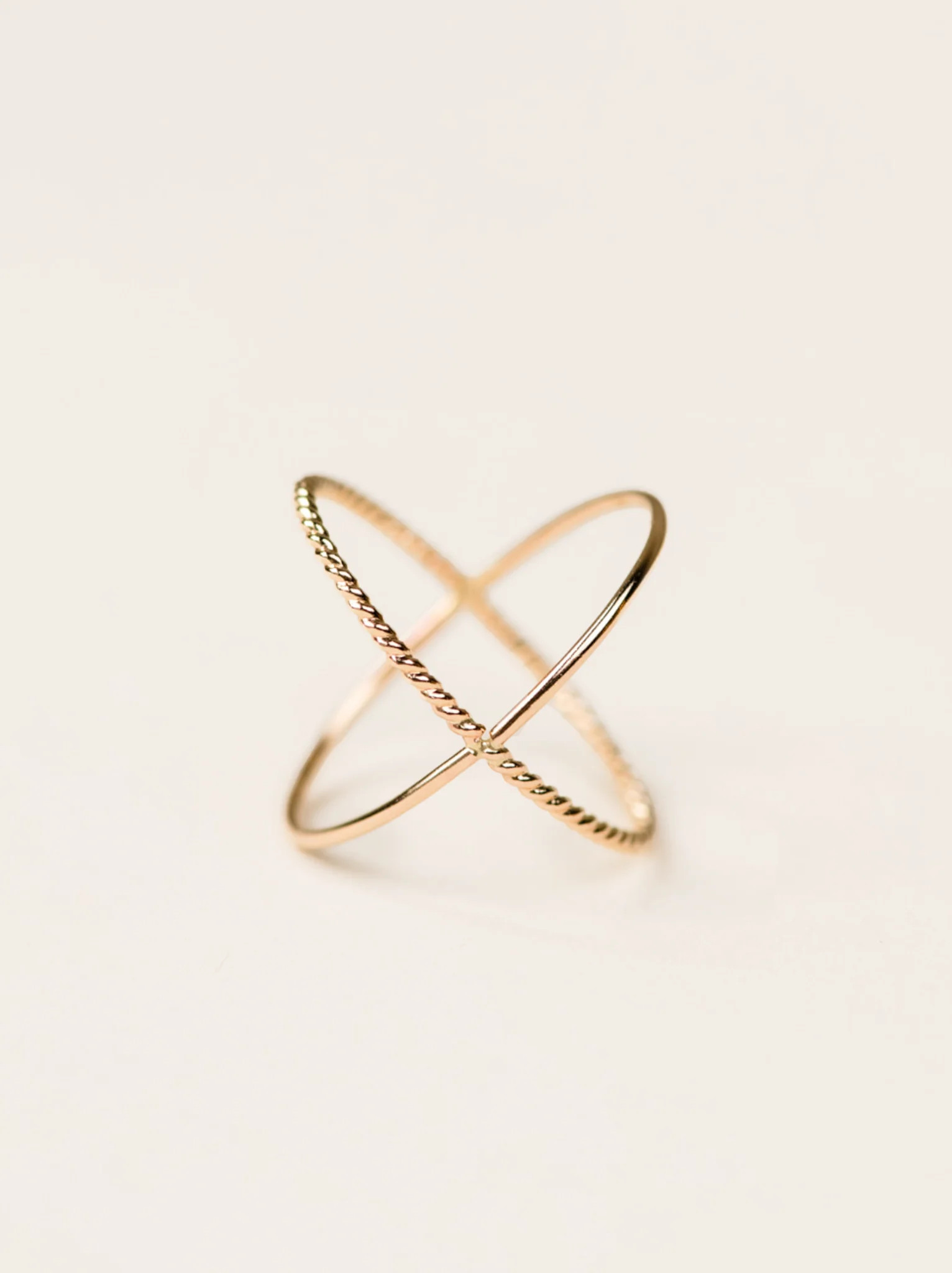 Braided X Ring | ABLE Clothing