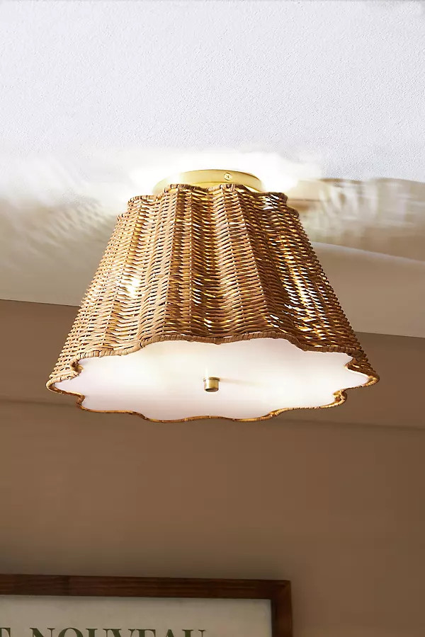 Sutton Flush Mount By Anthropologie in Brown | Anthropologie (US)