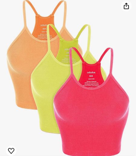The best active tanks 3 pack for for under $30 they come in cropped or long fit.

Amazon 
Amazon find 

#LTKFitness #LTKStyleTip