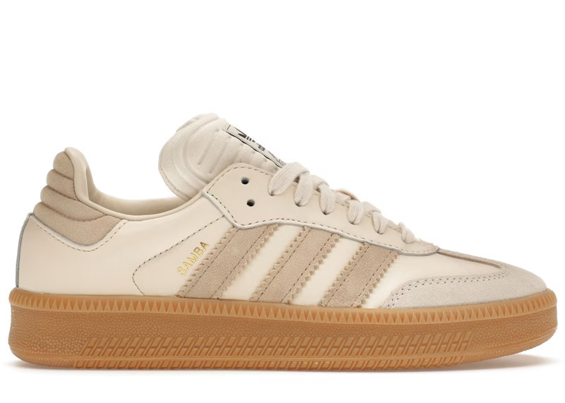 Men's Adidas Samba XLG Gum Sneakers in Wonder White/Magic Beige/Cloud White | StockX