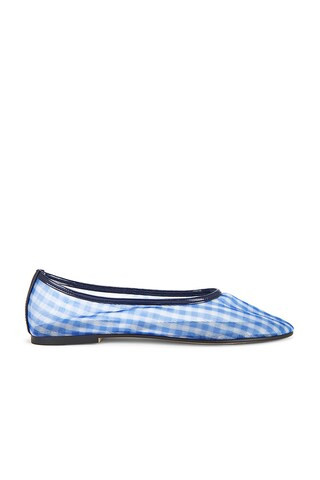 Steve Madden Meadow Flats in Blue Gingham from Revolve.com | Revolve Clothing (Global)