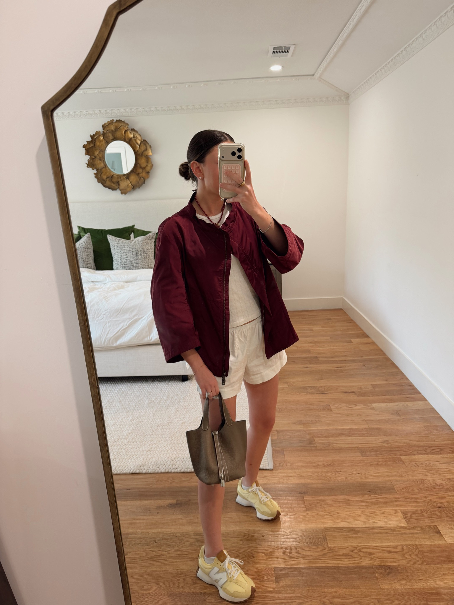An easy outfit to throw on. These reformation shorts are amazing

#LTKmomlife #LTKgrwm #LTKootd