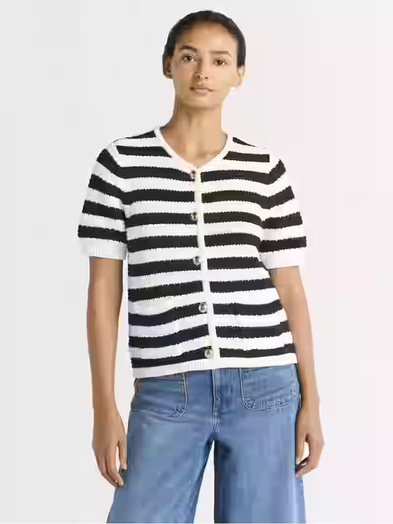 Free Assembly Women's and Women's Plus Crochet Cardigan Sweater, Lightweight, Size XS-4X | Walmart (US)