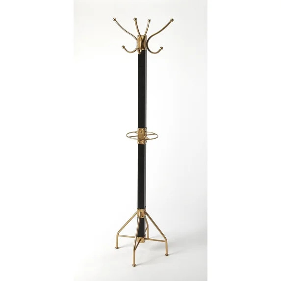 Butler Logan Square Black & Gold Coat Rack/Tree | Walmart (US)
