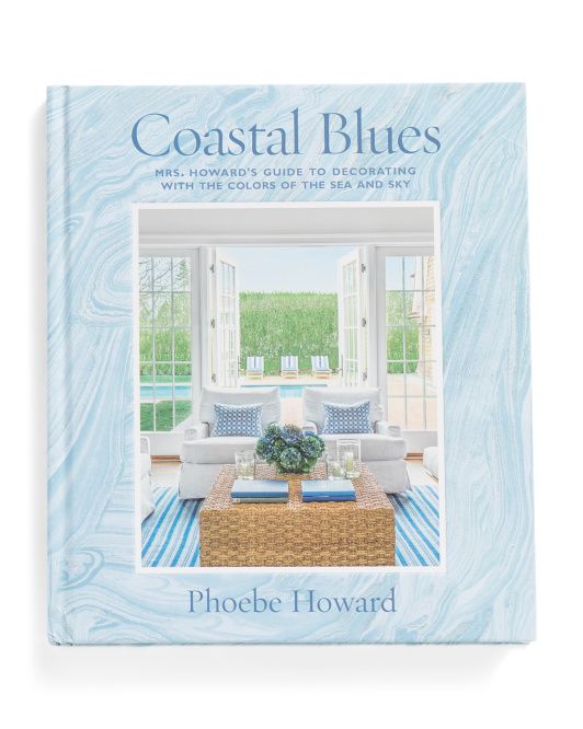 Hardcover Coastal Blues Coffee Table Book | Marshalls
