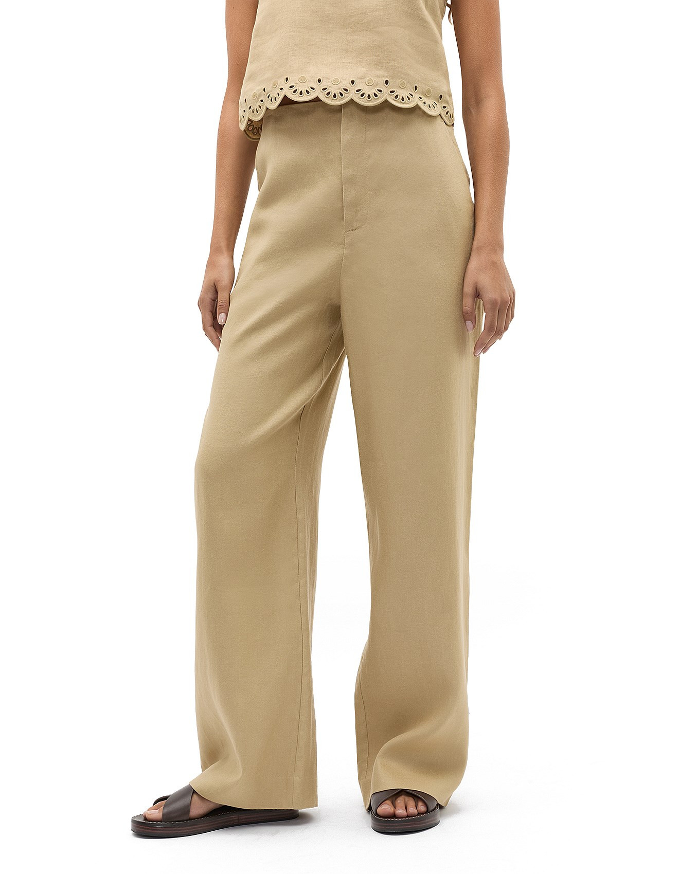 SIMPLE LINEN PANT | David Jones (Australia & New Zealand)