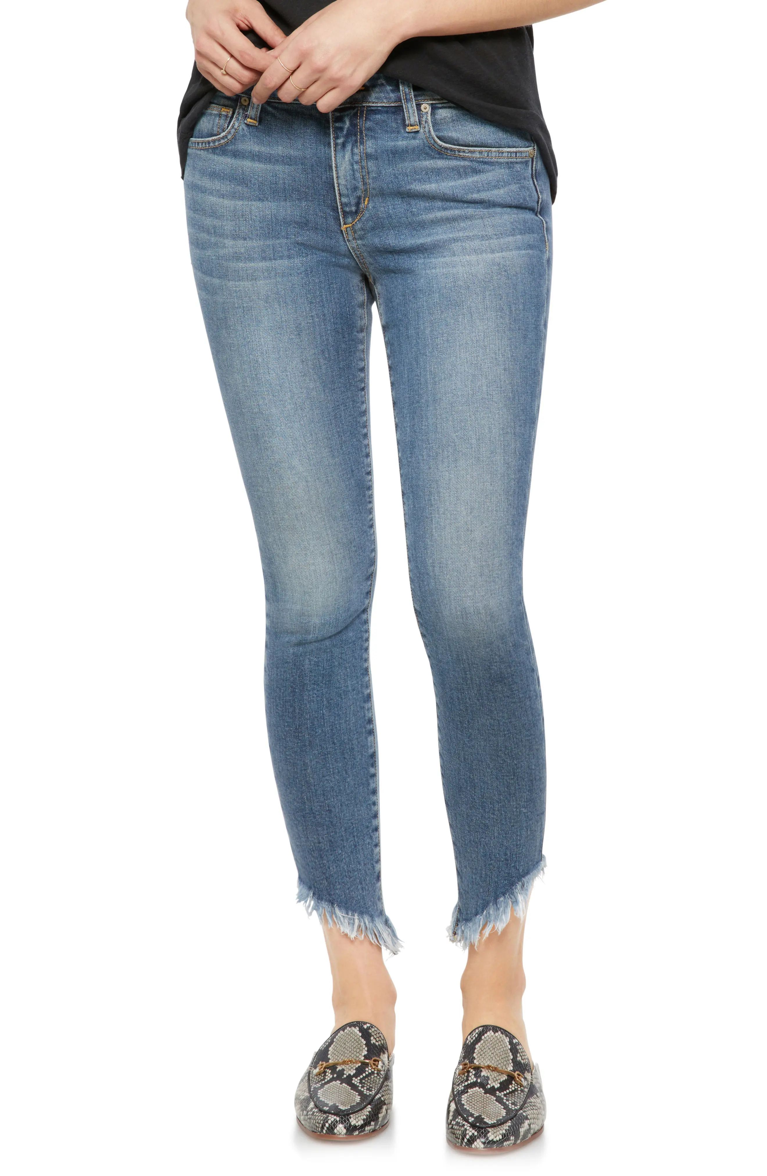 Joe's Icon Frayed Hem Ankle Skinny Jeans (Celestina) | Nordstrom