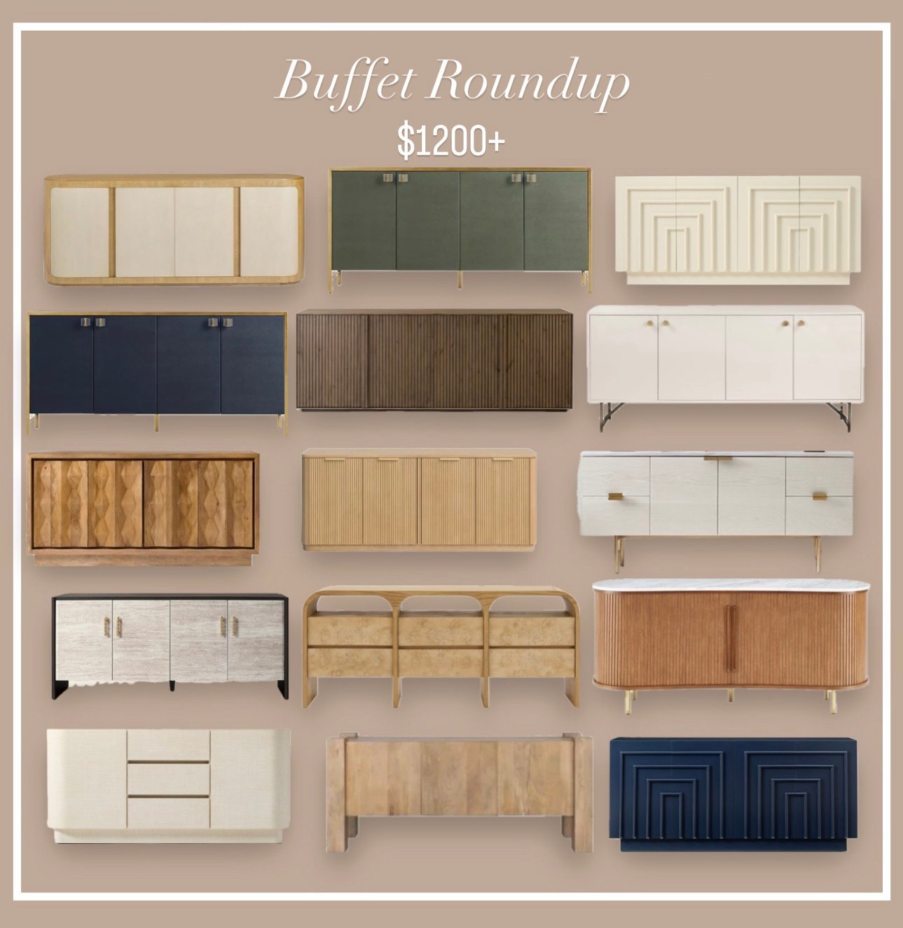 Higher budget buffet options $1200 +

#LTKStyleTip #LTKHome #LTKSaleAlert