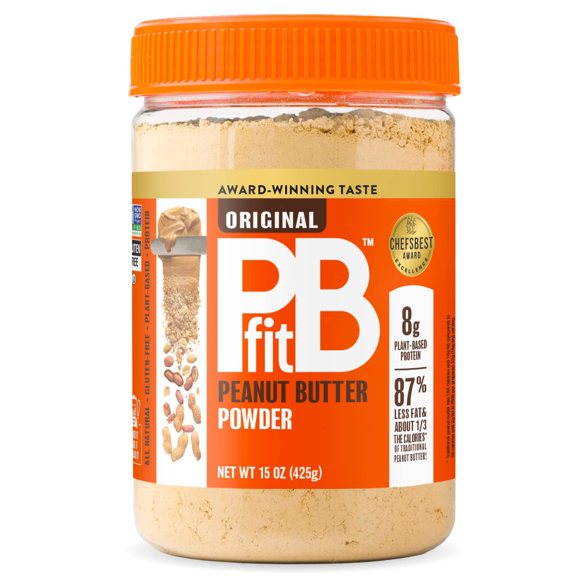 PBfit All-Natural Peanut Butter Powder, Peanut Butter Powder from Real Roasted Pressed Peanuts, 8... | Amazon (US)