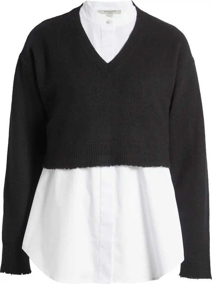 Donna Mixed Media Sweater | Nordstrom