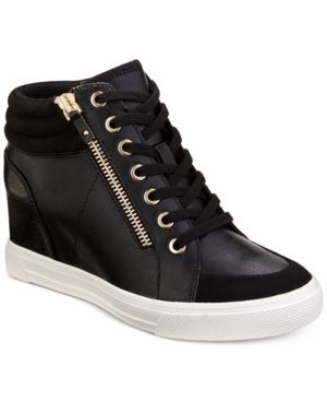 Aldo Kaia Lace-Up Wedge Sneakers Women's Shoes | Macys (US)