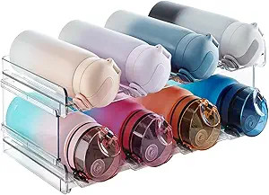 Lifewit Stackable Water Bottle Organizer/Holder for Cabinet Fridge, Kitchen Pantry Organization a... | Amazon (US)