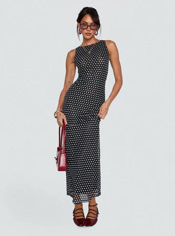 Top Of Mind Maxi Dress Black | Princess Polly US