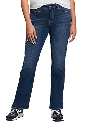 GAP Womens Classic Straight Fit Jeans, Dark Nieves, 28 Regular US | Amazon (US)