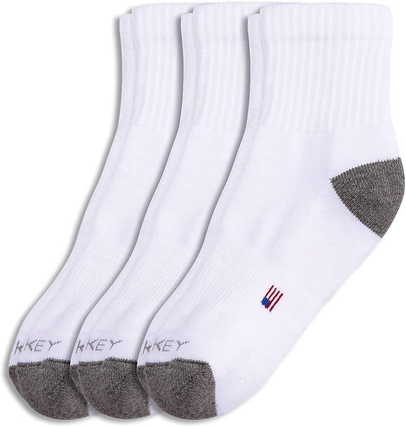 Jockey Women's Socks Women's Made in America* Quarter Socks - 3 Pack, White, 6-10 | Amazon (US)