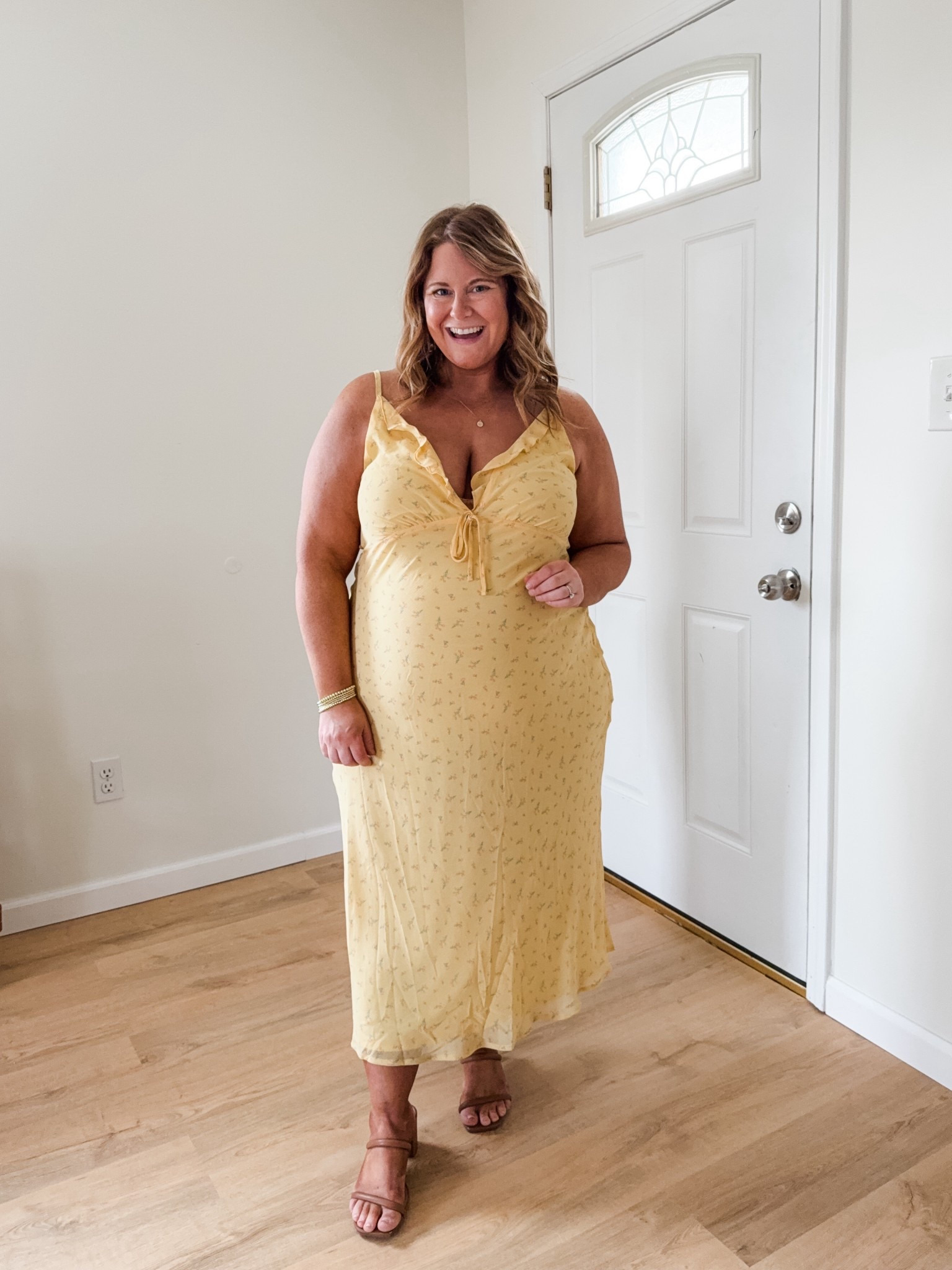 Wearing an XL in this Walmart dress. Bump and nursing friendly!! I didn’t end up keeping though as it is very low - would work well for a smaller chest.  Would be so pretty for Easter or a shower.  Also linked other Walmart dresses.  

#LTKSeasonal #LTKMidsize #LTKBump