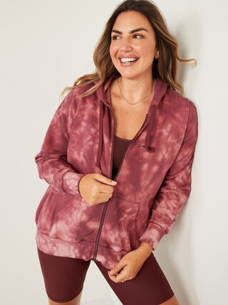 Vintage Specially Dyed Zip-Front Hoodie for Women | Old Navy (CA)