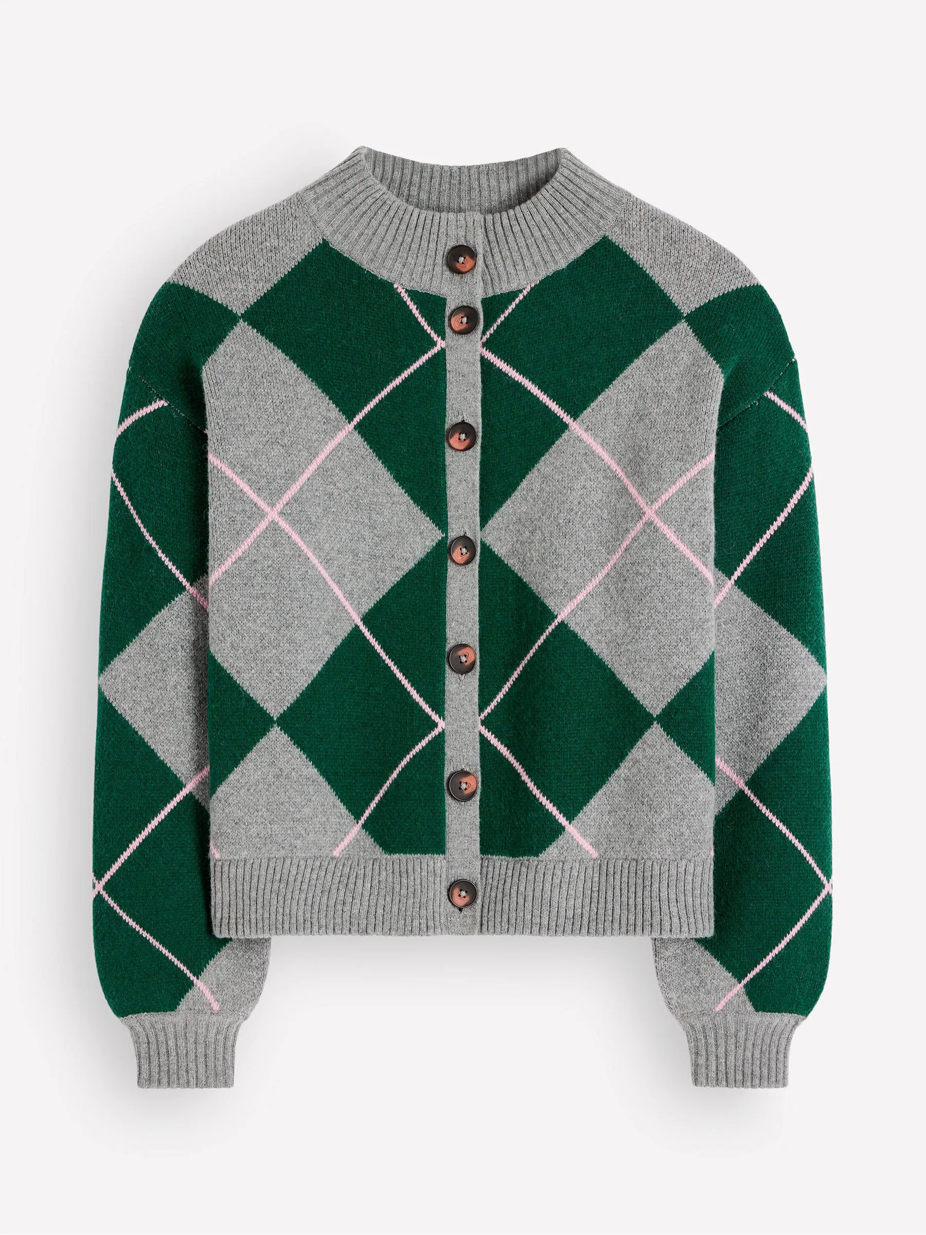 boden Boden Green Jemma Jacquard Knit Cardigan | Next US