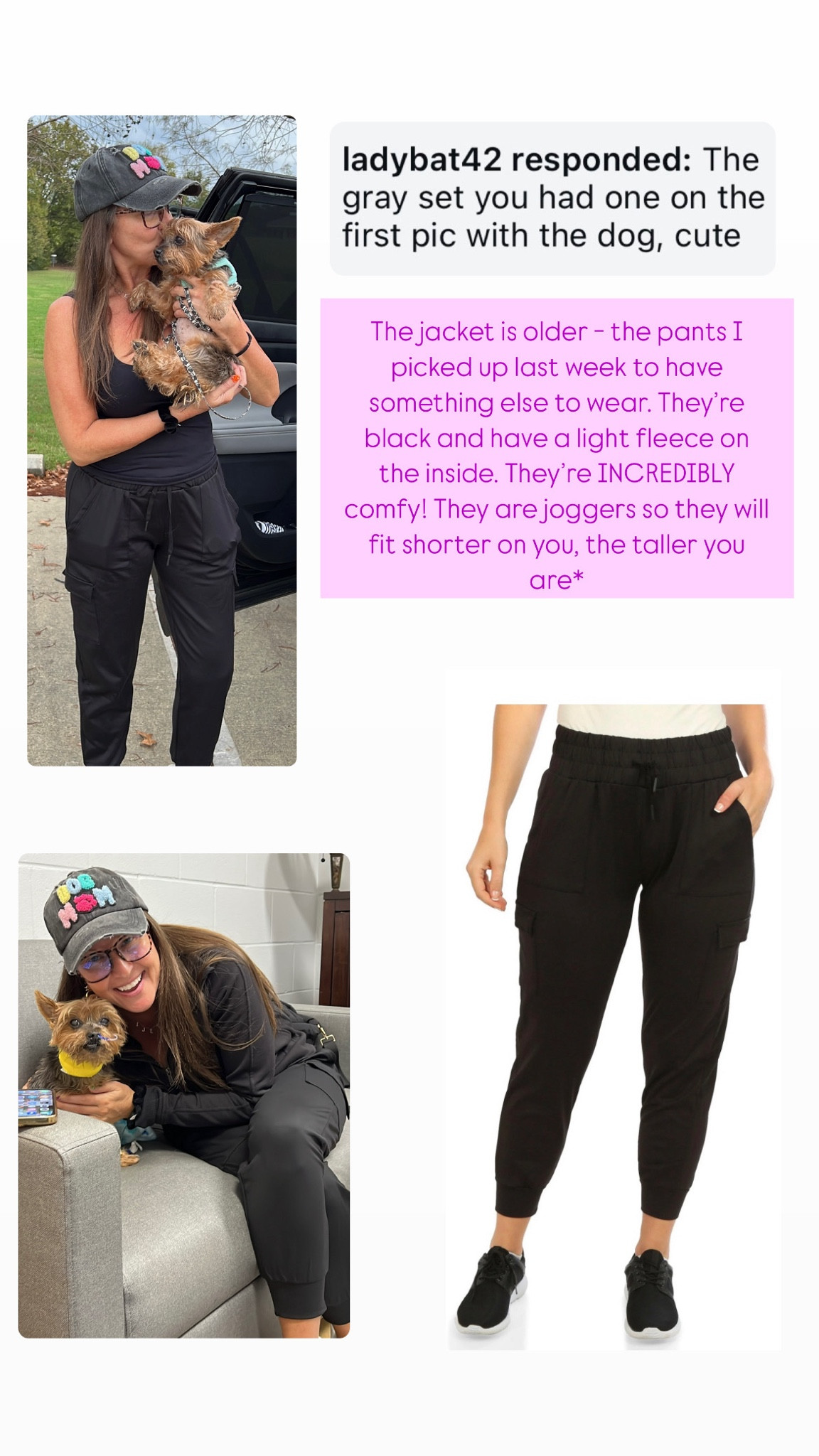 Tank: Medium (I should do a small)
Pants: Small 