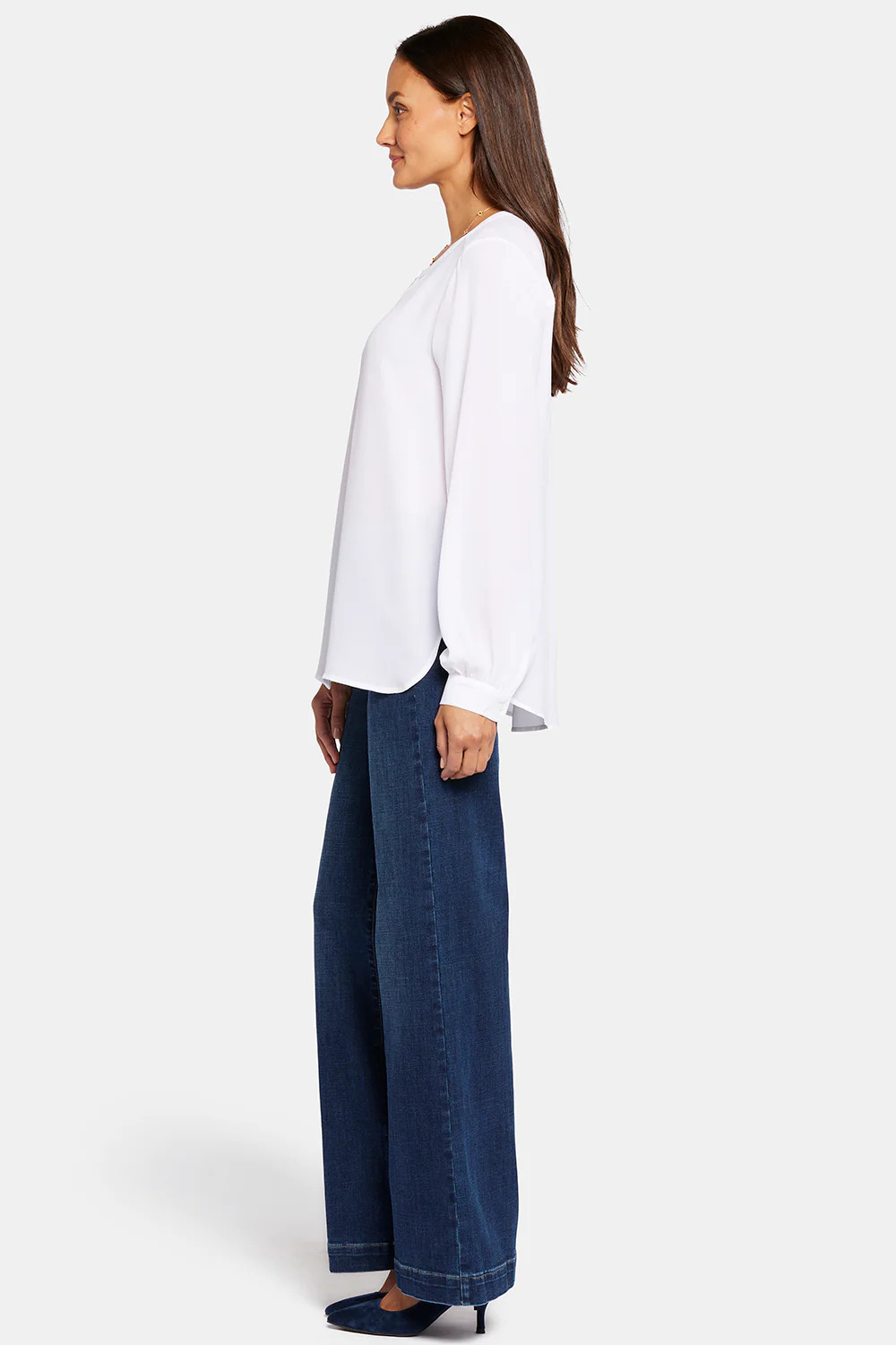 Simone Blouse - Optic White | NYDJ