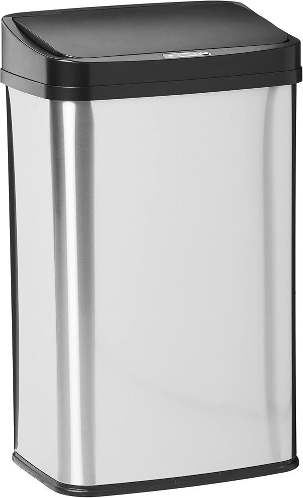Ninestars DZT-50-28GD 13.2 Gallons / 50 Liters, Gold, Stainless Steel, Motion Sensor Trash Can | Amazon (US)