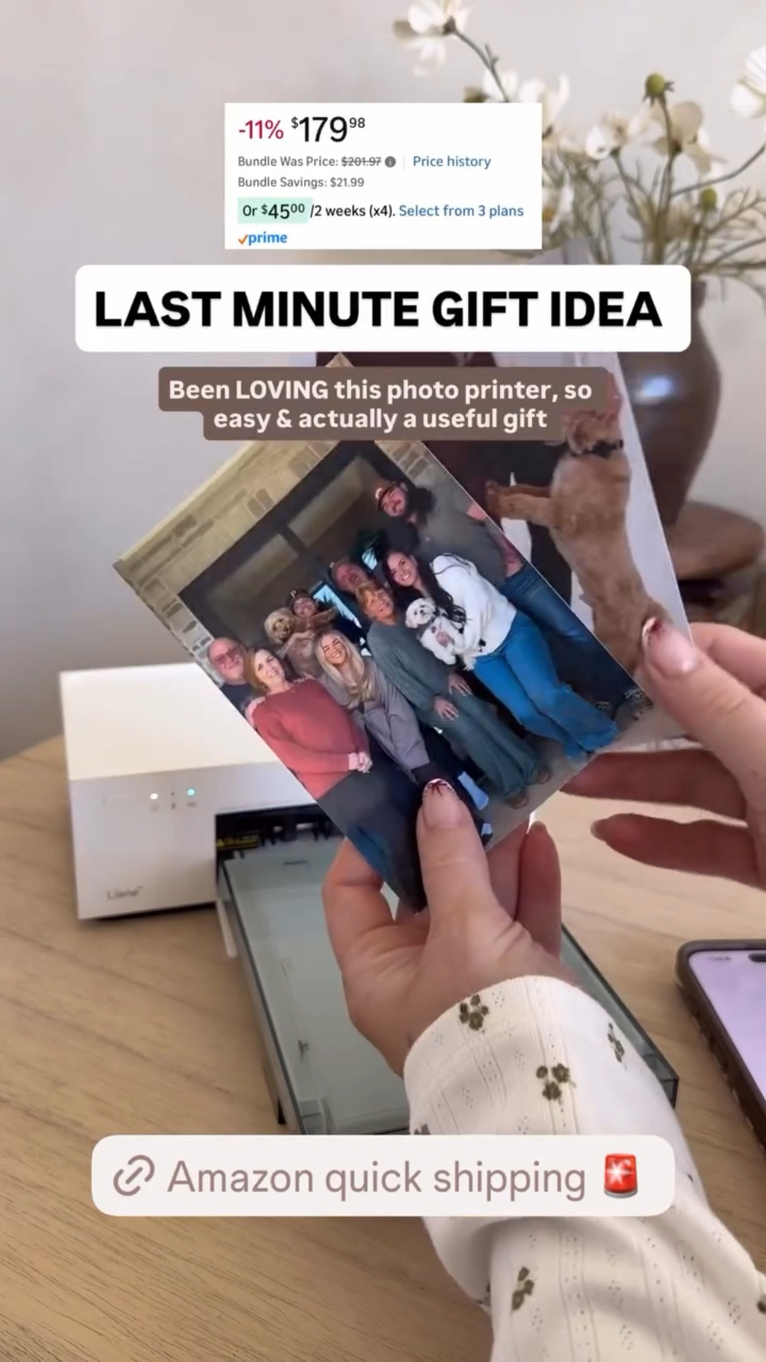 Photo printer gift idea!!! 📸

#LTKSaleAlert #LTKHoliday #LTKGiftGuide