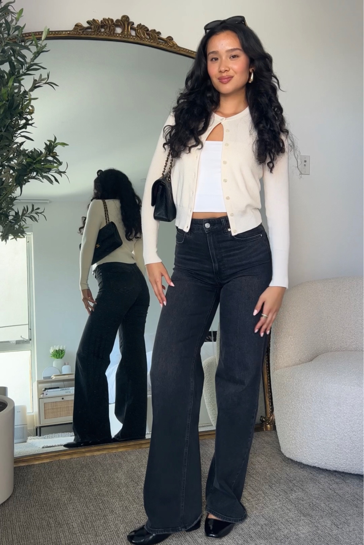 fall outfit inspiration, effortless, classic style 🍂 cardigan outfit with dark jeans and mary jane’s 

#LTKstyletip #LTKSeasonal #LTKhome