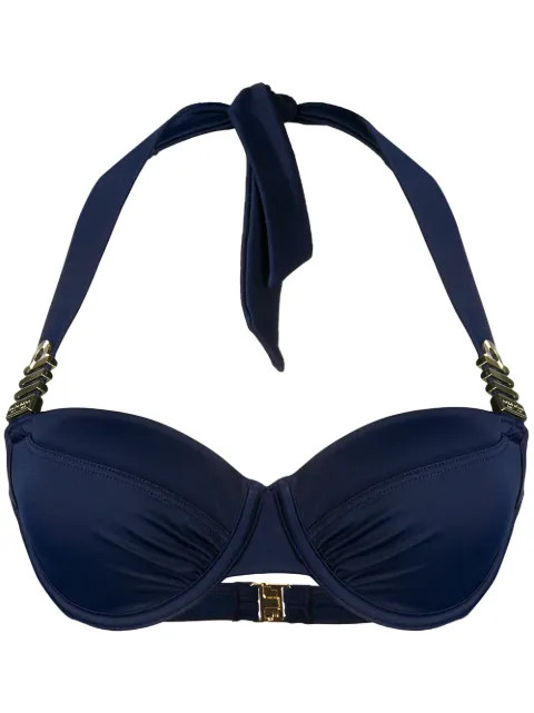 Royal Navy  plunge bacony bikini top | Farfetch (US)