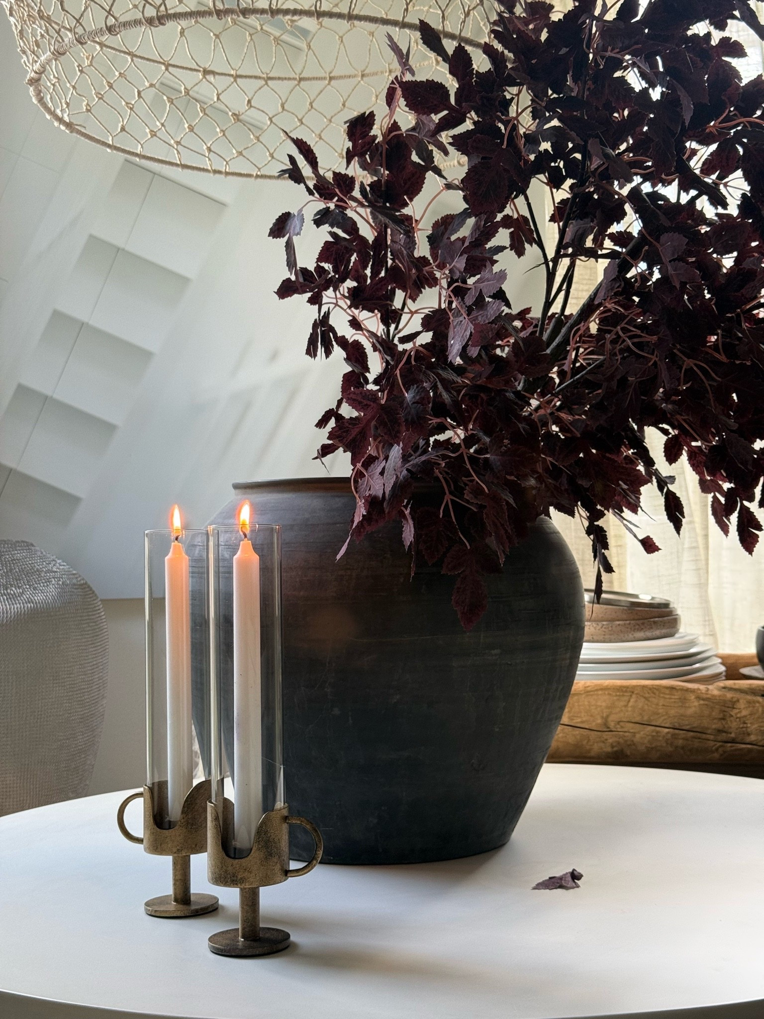Organic modern fall inspo! Candles branches and pottery!

#LTKSeasonal #LTKHome #LTKSaleAlert