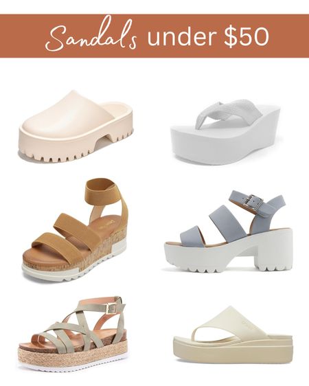 Sandals, platform sandals, wedge sandals 

#LTKStyleTip #LTKShoeCrush #LTKSeasonal