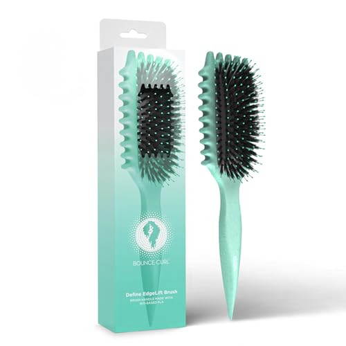 Bounce Curl Define EdgeLift Brush, 5-in-1 Tool for Effortlessly Defined Curls, Waves & Coils, Reduces Frizz - Teal | Amazon (US)