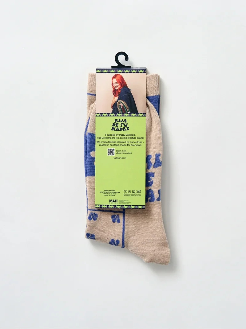 Hija De Tu Madre, Unisex Azulejo Graphic Socks, One-Size | Walmart (US)