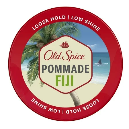 Old Spice Fiji Pomade for Men, Loose Hold, Low Shine, Men's Hair Styling Pomade, 2.22 oz | Walmart (US)
