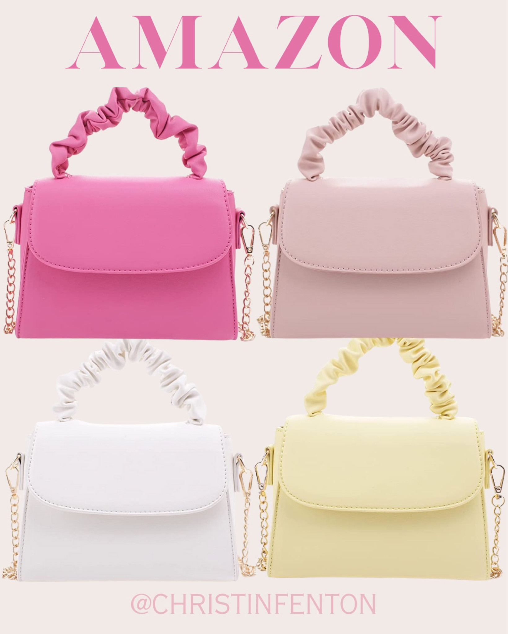 Amazon handbags 🎀 Amazon fashion finds! Amazon clutches, crossbody bags, weekender bags & stachel bags. Click the products below to shop! Follow along @christinfenton for new looks & sales!@shop.ltk #liketkit 🥰 Thank you for shopping here with me! 🤍 XoX Christin  #LTKstyletip #LTKitbag #LTKsalealert #LTKwedding #LTKunder50 #LTKunder100 #LTKbeauty #LTKworkwear #LTKtravel 