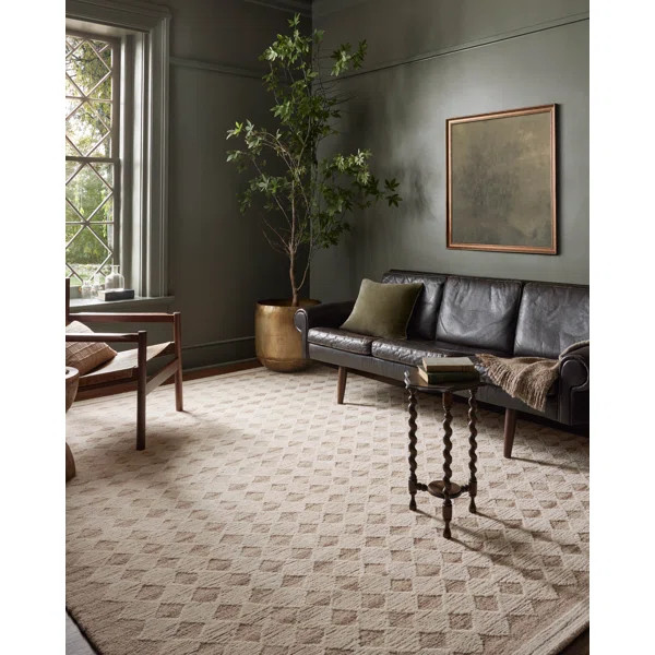 Magnolia Home by Joanna Gaines x Loloi Rae Natural / Ivory Area Rug | Wayfair North America