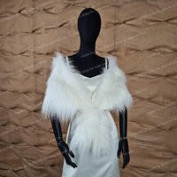 Faux Fur Off White Wrap, Ivory Wedding Stole, White Wedding Ivory Fur Bolero, Bridal Shawl, Shrug Stole | Etsy (US)