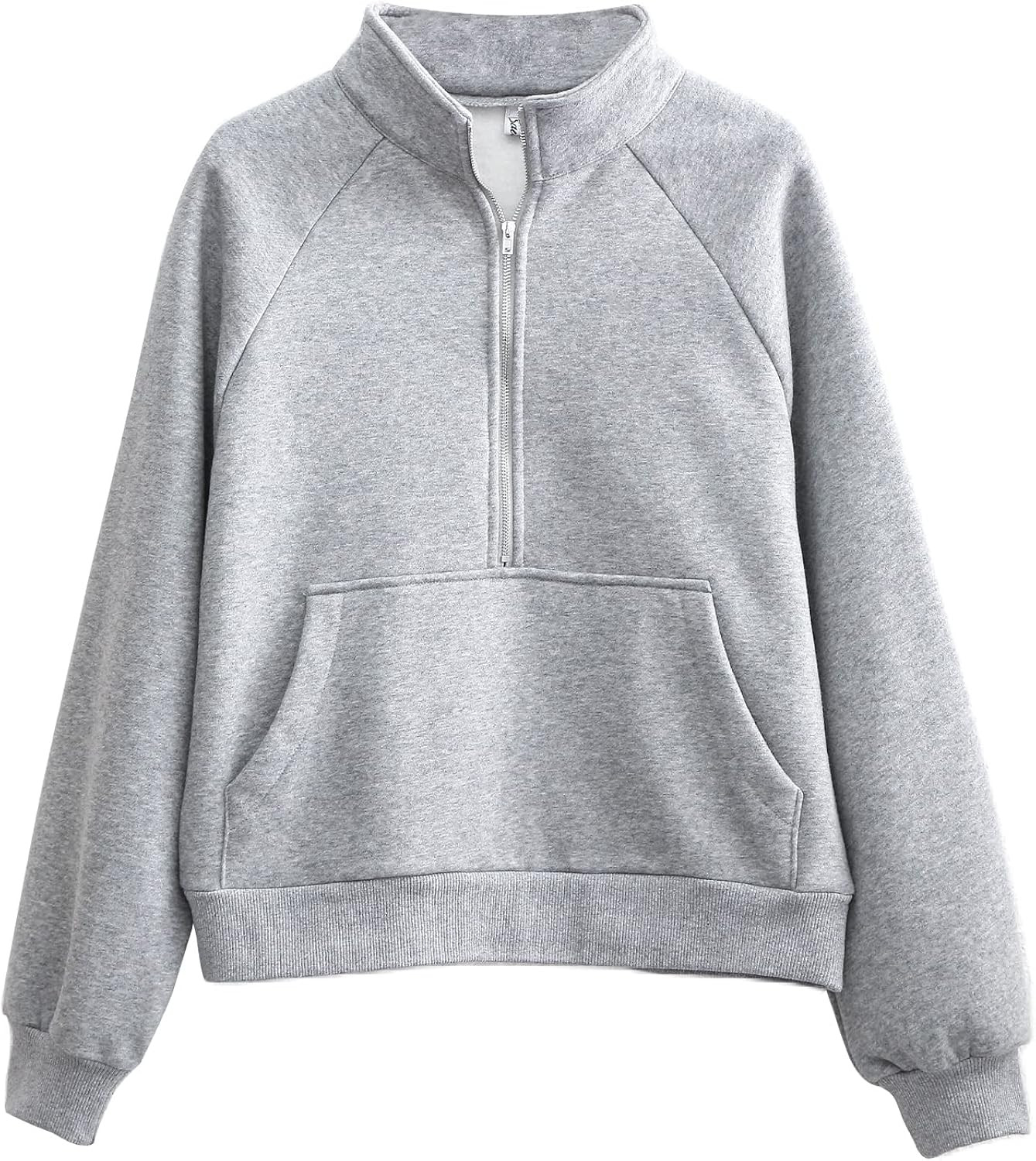 Saeklia Womens Casual Half Zip Up Pullover Hoodies Fleece Lined Collar Sweatshirts Long Sleeve Dr... | Amazon (US)